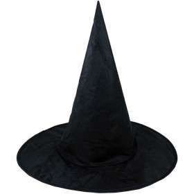 KARNEVAL Klobouk černý čaroděj dospělý špičatý KARNEVALOVÝ DOPLNĚK