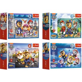 TREFL PUZZLE MiniMaxi Tlapková patrola: Psí hrdinové 22x16cm 20 dílků 4 druhy